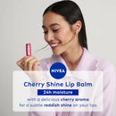 Nivea Cherry Shine Lip Balm 24 H Melt in Moisture Formula Glossy Finish Lip Balm Dista 
