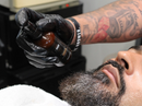 The Good Sh*t: Aftershave being applied during beard grooming