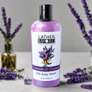 Lavender and Coconut Milk Silk Body Wash Body Wash Lather and More! 