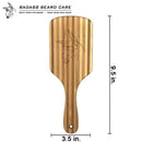 Wood Bristle Beard Brush Beard Combs and Brushes Badass Beard Care 