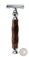 Bamboo Safety Razor Retro Manual Shaving Kit - by ARBA Global