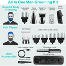 Beard Trimmer for Men 5 in 1 Ipx5 Waterproof Kit - by ARBA Global