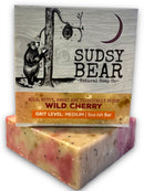 WILD CHERRY GOAT'S MILK Bath Soap SUDSY BEAR SOAP COMPANY 