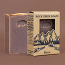 BISON SOAP | Black amber & lavender Bath Soap Rock Creek Soaps 