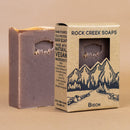 BISON SOAP | Black amber & lavender Bath Soap Rock Creek Soaps 