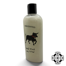 Bull and Bell Unscented Body Wash, bottle angled view