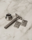 Windsor Collection Safety Razor Above the Tie Stainless Steel Classic Colussus 102mm