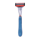 Cartridge Razor Handle (fits 5-Blade and 3-Blade) Cartridge Razor Shave Essentials BLUE Razor 