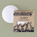 Shower Steamer in Clarity Shower Additives Rock Creek Soaps 