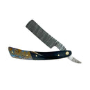 Damascus Steel Straight Razor Straight Razor Shave Essentials Prism Edge 