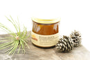 Evergreen Soy Wax Candle | 16 oz Double Wick Amber Apothecary Jar Candle Prairie Fire Tallow, Candles, and Lavender 