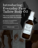 Everyday Pure Tallow Face and Body Oil | Regenerative Tallow® Unscented Oil for Face, Body & Hair - by Summer Solace Tallow