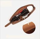 The Paavo Leather Pen Case | Leather Makeup Pouch STEEL HORSE LEATHER 