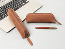The Paavo Leather Pen Case | Leather Makeup Pouch STEEL HORSE LEATHER 
