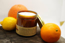 Florida Breeze Soy Wax Candle | 16 oz Double Wick Amber Apothecary Jar Candle Prairie Fire Tallow, Candles, and Lavender 