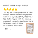 Frankincense & Myrrh Soap - by Ora's Amazing Herbal