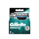 Gillette Mach3 Razor Blades - Pack of 2, Compatible Replacement Blades for Men's Grooming