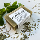Cool Peppermint Bar Soap, Certified Organic Bath Soap Soaplandia Soap Store 