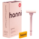 The Weighted Razor Kit - Professional Dermaplaning & Hair Removal Tool for Smooth, Glowing Skin - Weighted Razor, Swedish Steel Blades - by Hanni