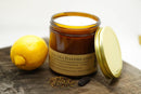 Havana Daydreamin' Soy Wax Candle | 16 oz Double Wick Amber Apothecary Jar Candle Prairie Fire Tallow, Candles, and Lavender 