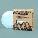 Bath Bomb in Hidden Falls Bath Soak Rock Creek Soaps 