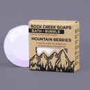 Bath Bomb in Mountain Berries Bath Soak Rock Creek Soaps 
