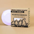 Bath Bomb in Mountain Berries Bath Soak Rock Creek Soaps 