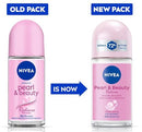Nivea Deodorant Roll On Pearl & Beauty Radiance For Eventoned Smooth & Beautiful Underarms Deodorant Dista 