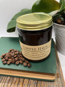 Scented Soy Wax Candle (8.0 oz) 50-60 Hour Burn Time, Cotton Wick, Amber Glass Jar, Grown and Made in USA - Candle Prairie Fire Tallow, Candles, and Lavender 