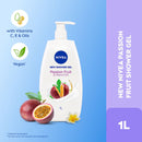 Nivea Passion Fruit & Monoi Oil Shower Gel Body Wash Dista 