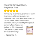 Make Up Remover Balm with Calendula, Fragrance Free - by Ora's Amazing Herbal
