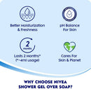 Nivea Body Wash Lemon & Oil Shower Gel - Pampering Care & Refreshing Scent Body Wash Dista 