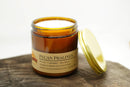 Pecan Pralines Soy Wax Candle | 16 oz Double Wick Amber Apothecary Jar Candle Prairie Fire Tallow, Candles, and Lavender 