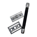 20B DE Chrome, Extra Long Black Handle Safety Razor - by Merkur (Pre-Owned) Safety Razor Murphy & McNeil Pre-Owned Shaving 