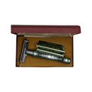 Green Marbled Enders Speed Safety Razor Delux w/Case - (Used) Safety Razor Remembering Matt (120inna55) 