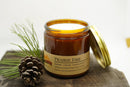 Prairie Fire Soy Wax Candle | 16 oz Double Wick Amber Apothecary Jar Candle Prairie Fire Tallow, Candles, and Lavender 