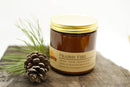 Prairie Fire Soy Wax Candle | 16 oz Double Wick Amber Apothecary Jar Candle Prairie Fire Tallow, Candles, and Lavender 