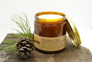 Prairie Fire Soy Wax Candle | 16 oz Double Wick Amber Apothecary Jar Candle Prairie Fire Tallow, Candles, and Lavender 