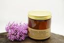 Prairie Spring Soy Wax Candle | 16 oz Double Wick Amber Apothecary Jar Candle Prairie Fire Tallow, Candles, and Lavender 
