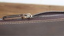 The Pallavi | Handmade Leather Pencil Case - Leather Makeup Bag STEEL HORSE LEATHER 