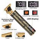 Professional Mens Hair Clippers Gold Cordless Trimmer - by ARBA Global