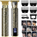 Professional Mens Hair Clippers Gold Cordless Trimmer - by ARBA Global