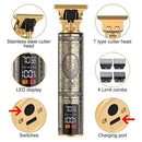 Professional Mens Hair Clippers Gold Cordless Trimmer - by ARBA Global