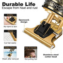 Professional Mens Hair Clippers Gold Cordless Trimmer - by ARBA Global