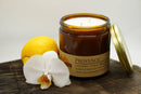 Provence (Lavender) Soy Wax Candle | 16 oz Double Wick Amber Apothecary Jar Candle Prairie Fire Tallow, Candles, and Lavender 