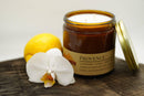 Provence (Lavender) Soy Wax Candle | 16 oz Double Wick Amber Apothecary Jar Candle Prairie Fire Tallow, Candles, and Lavender 