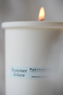 Pure Unscented Tallow Candle – Regenerative Suet & Beeswax | 6 oz - by Summer Solace Tallow