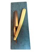 Straight Razor Shave Ready ~ “Paramount” F. Koeller & Co Ohligs Germany On a Vermont Green Slate Edge