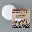 Shower Steamer in Rejuvenate Shower Additives Rock Creek Soaps 