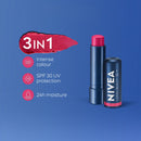 Nivea Lip Caring Beauty Red Lip Balm With SPF 30 - Pink Lip Balm Dista 